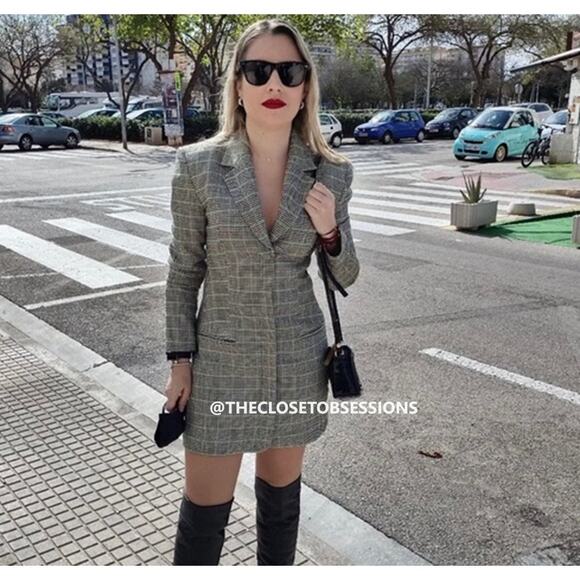 ZARA Printed Blazer Dress NWT - Picture 11 of 16